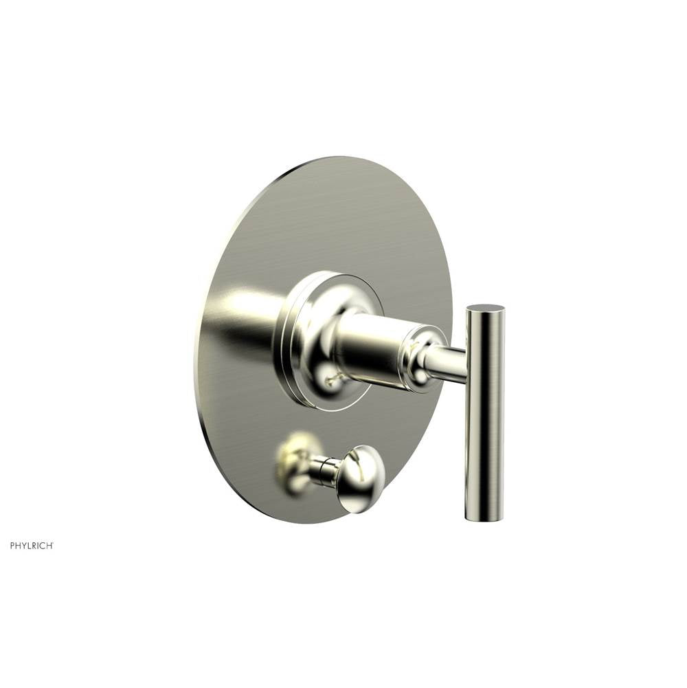 Phylrich - Pb Shower Plate W Div Set Lever Hdl Trim - Satin Nickel