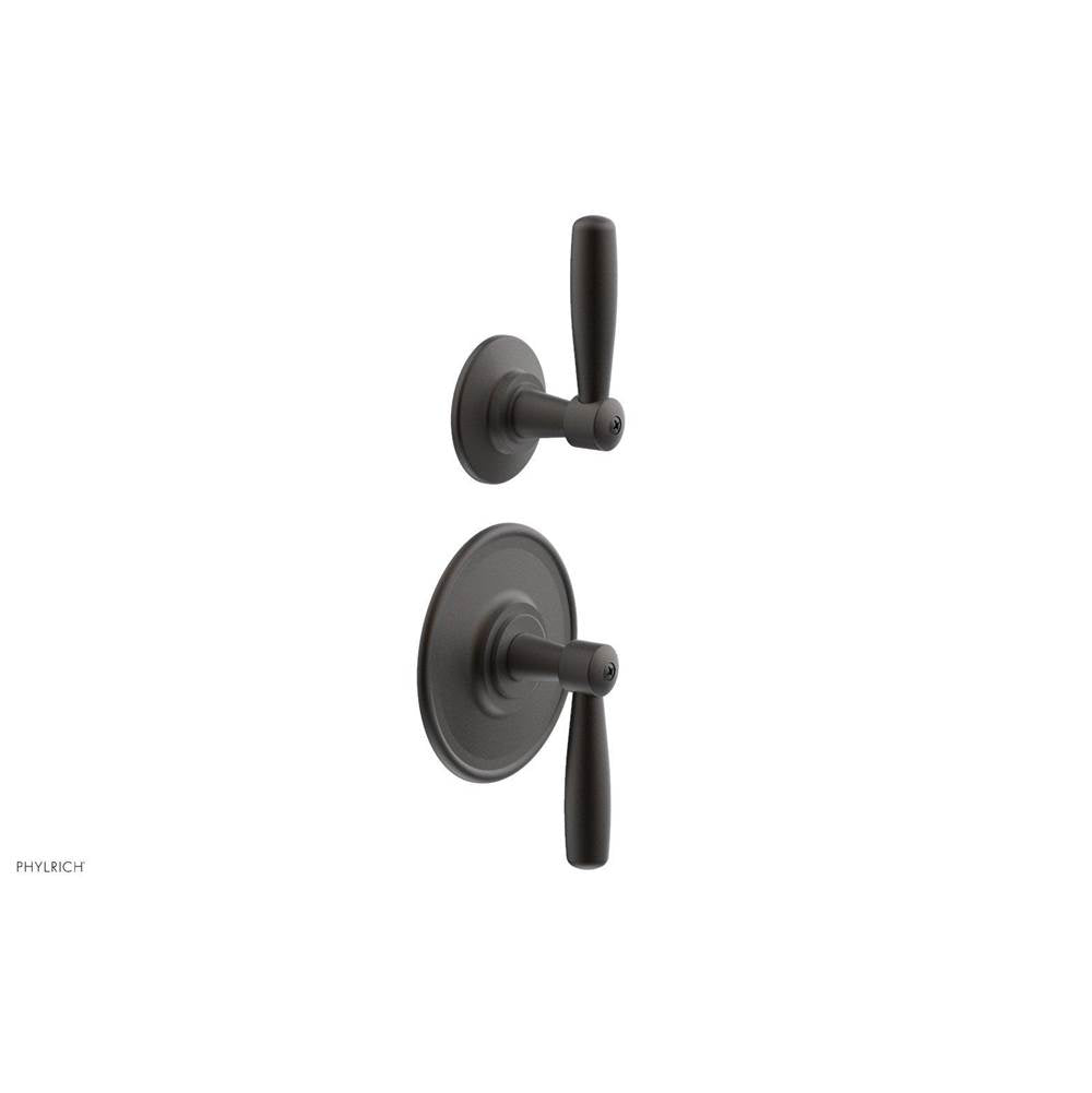 Phylrich - Ts Vlv Trim Works W/Vol Contrl Or Div, Lever Hdl - Old Rubbed Bronze