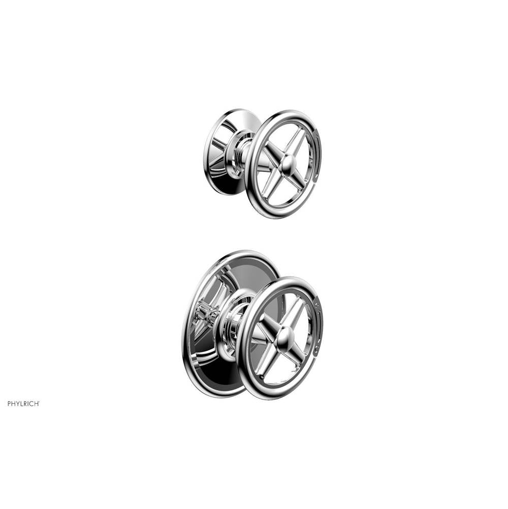 Phylrich - Ts Vlv Trim Works Div, Cross Hdl Engraved - Polished Chrome
