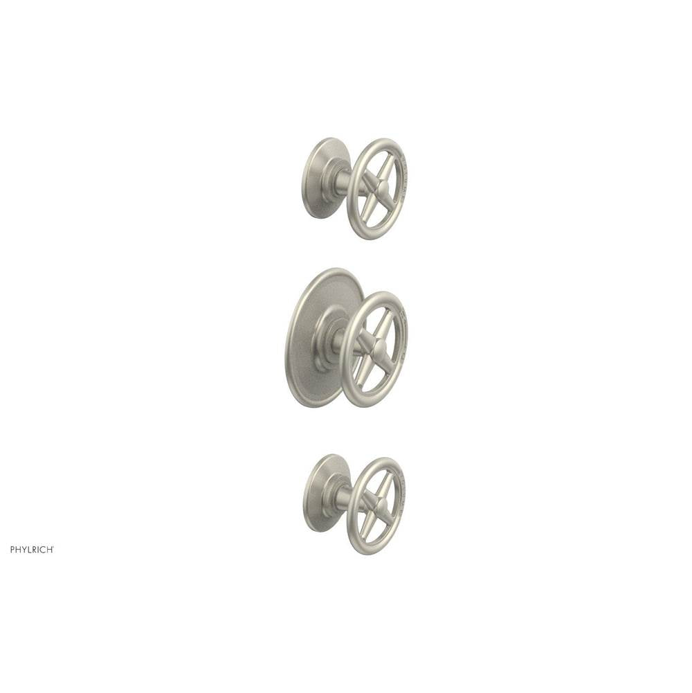 Phylrich - 1/2'' And 3/4'' Works Therm Shwr To, Cross Handle - Burnished Nickel