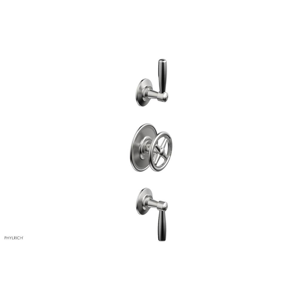 Phylrich - 1/2'' And 3/4'' Works Therm Shwr To, Lever Handle - Satin chrome