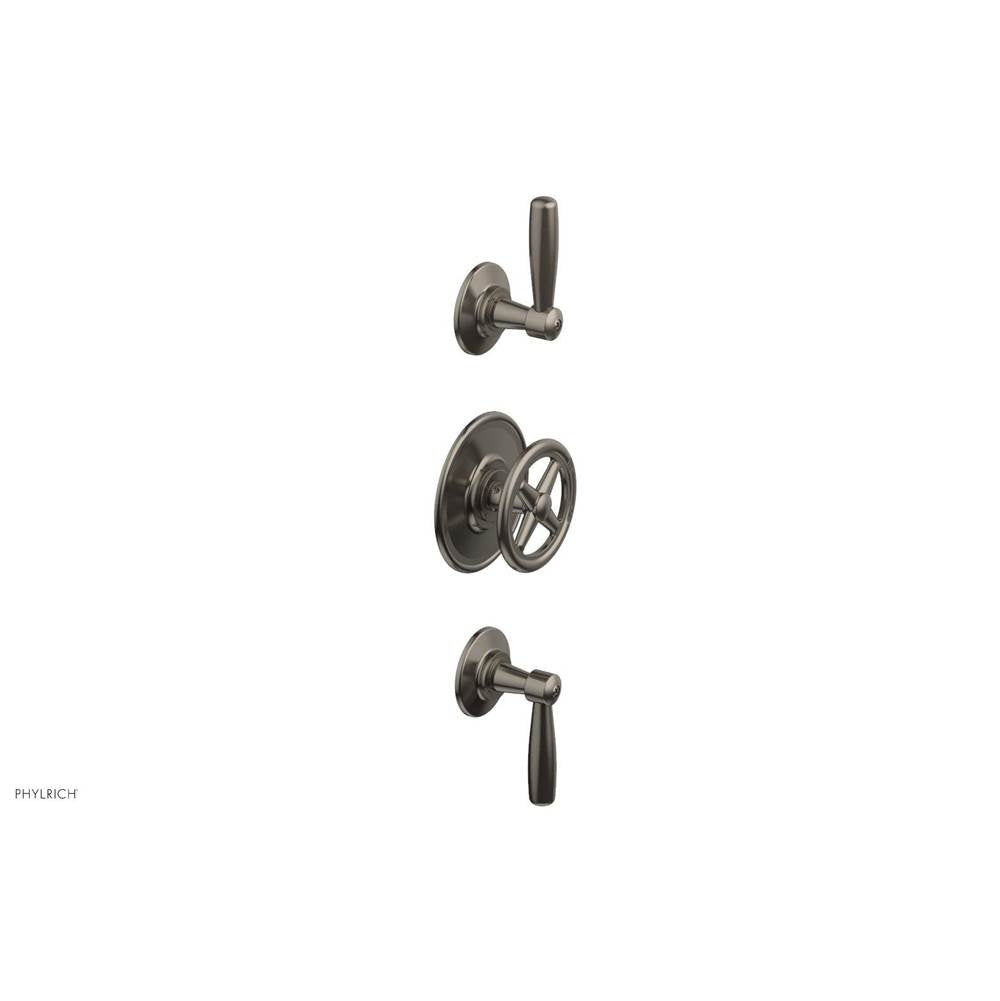 Phylrich - 1/2'' And 3/4'' Works Therm Shwr To, Lever Handle - Pewter