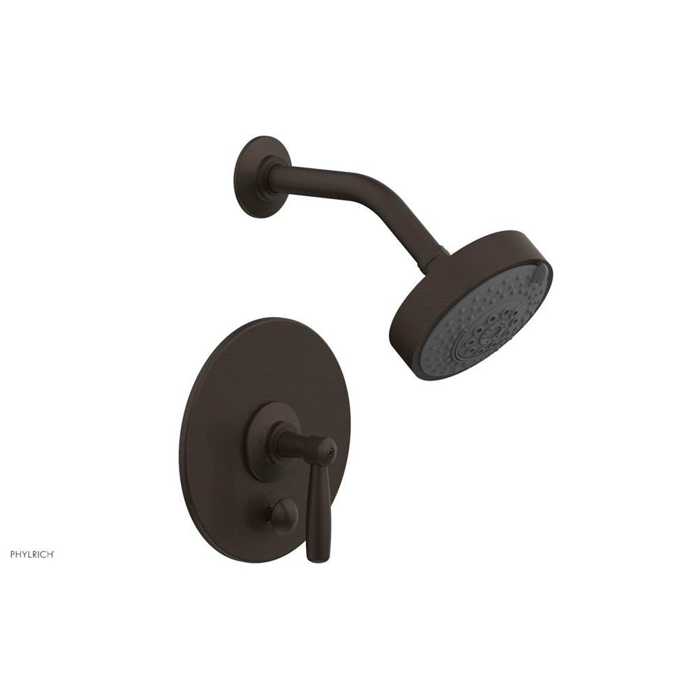 Phylrich - Pb Works Shwr And Div Set, Lever Handle - Antique Bronze