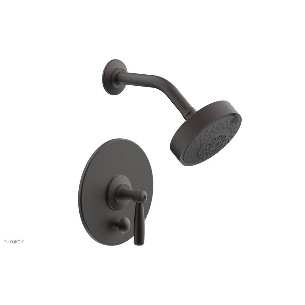 Phylrich - Pb Works Shwr And Div Set, Lever Handle - Old Rubbed Bronze