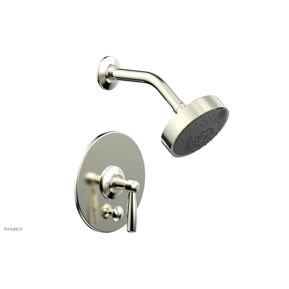 Phylrich - Pb Works Shwr And Div Set, Lever Handle - Satin Nickel