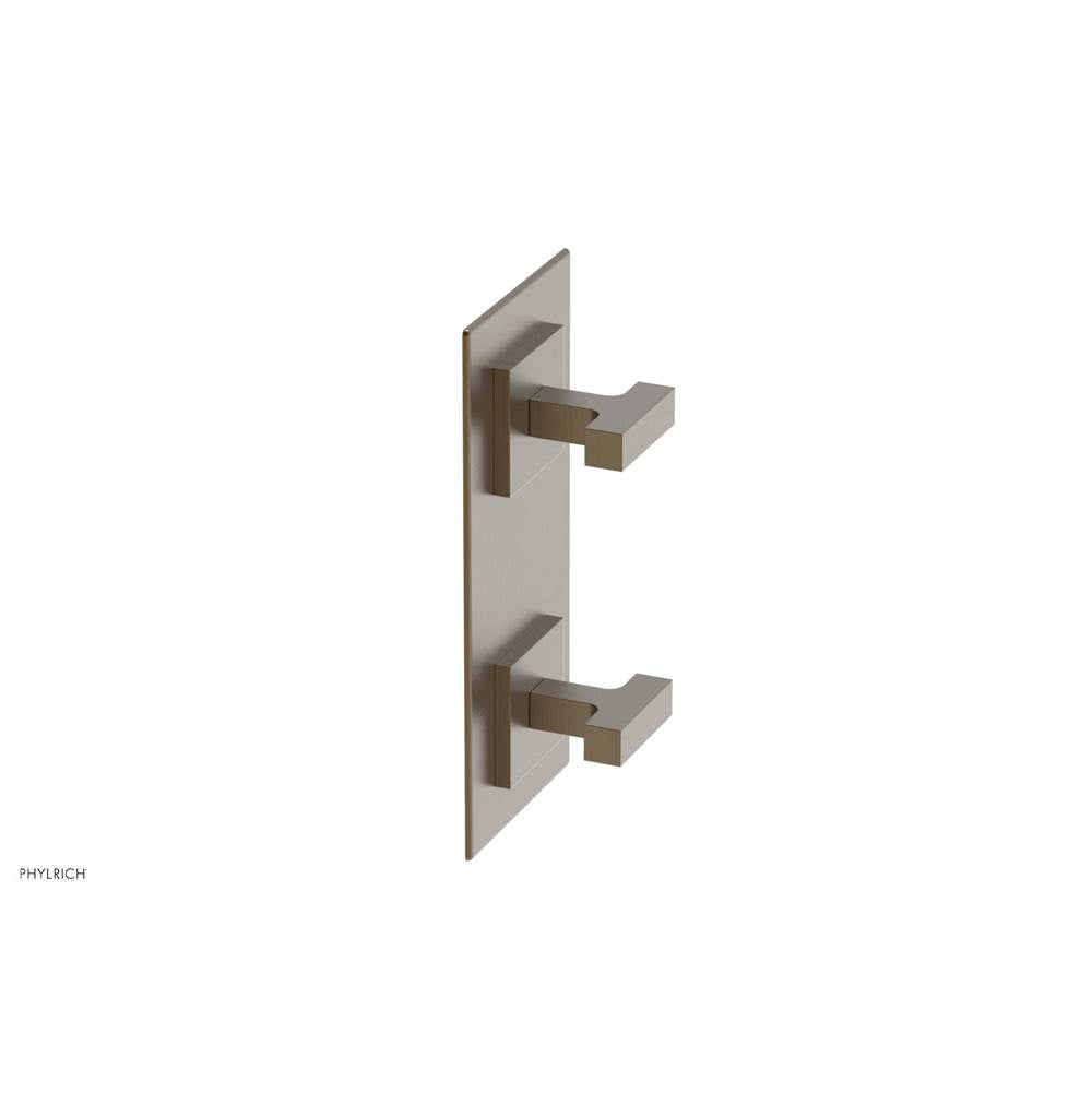 Phylrich - CROI - Thermostatic Valve with Volume Control or Diverter - Lever Handles - Old English Brass