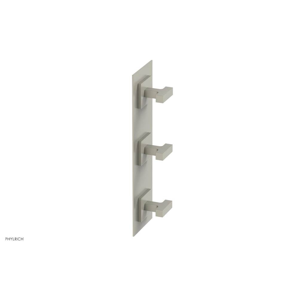 Phylrich - CROI - Thermostatic Valve with Two Volume Control - Lever Handles - Burnished Nickel