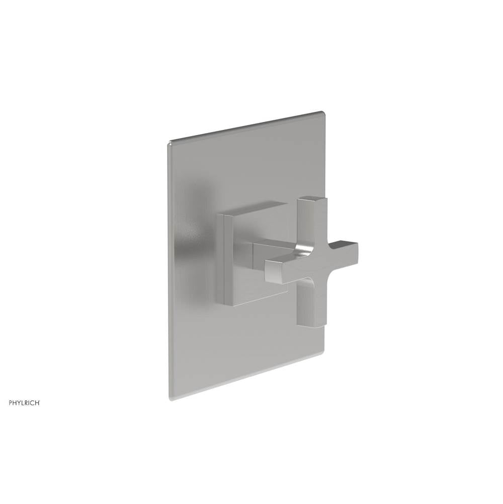 Phylrich - CROI - Thermostatic Shower Trim, Cross Handle - Satin chrome