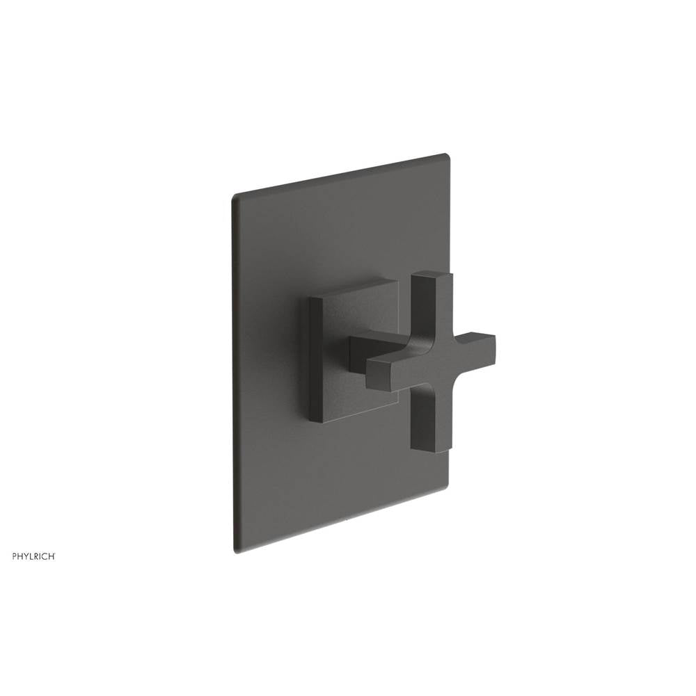 Phylrich - CROI - Thermostatic Shower Trim, Cross Handle - Oil Rubbed Bronze