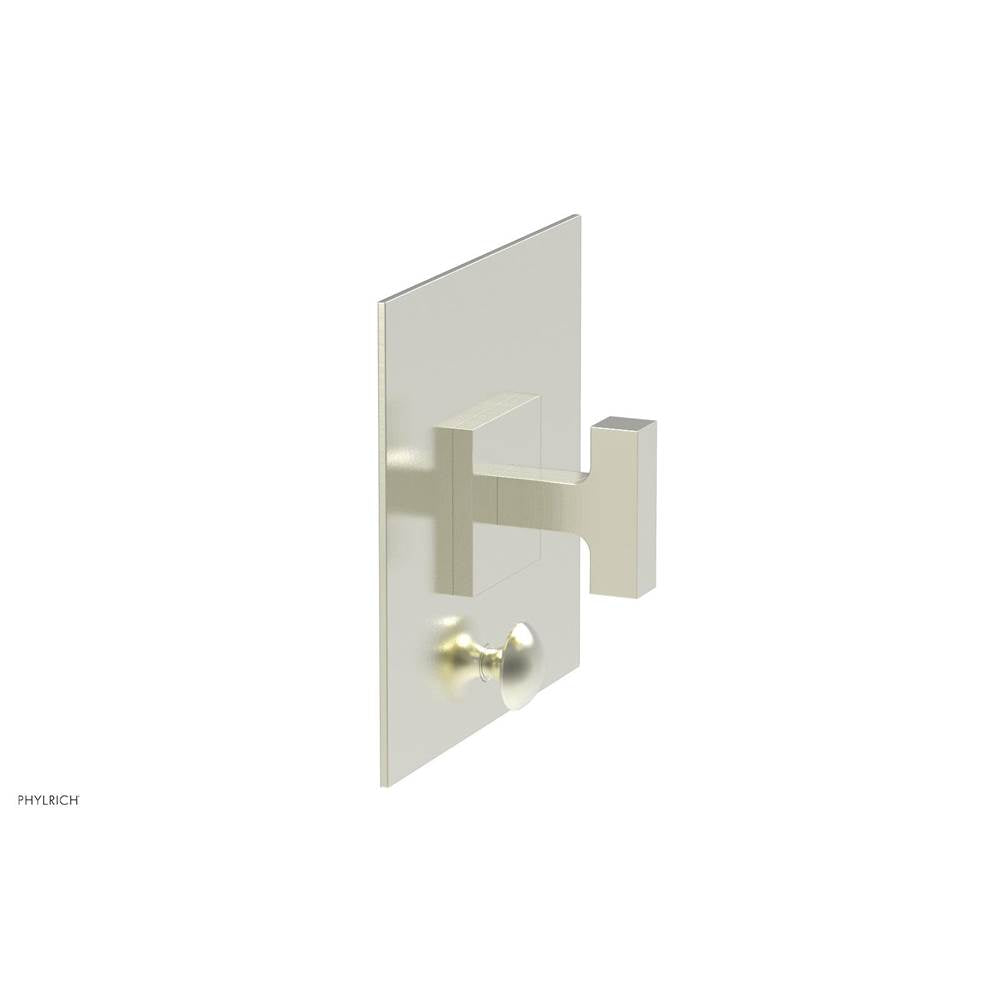 Phylrich - CROI - Pressure Balance Shower Plate with Diverter and Lever Handle Trim Set - Satin Nickel
