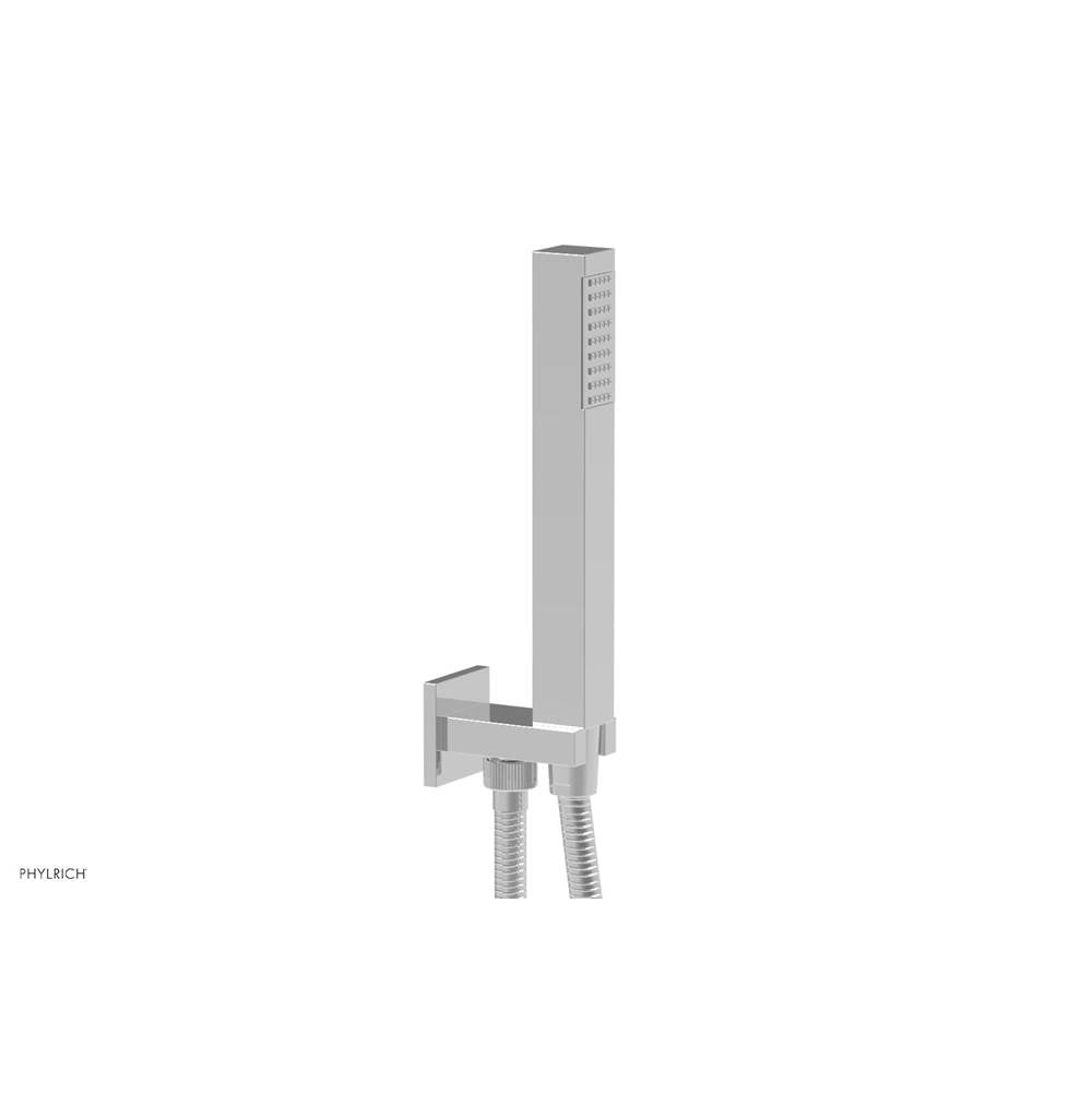 Phylrich - Square Hand Shower with Connector & Hose - Polished Chrome
