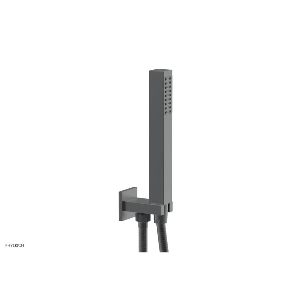 Phylrich - Square Hand Shower with Connector & Hose - Gun Metal