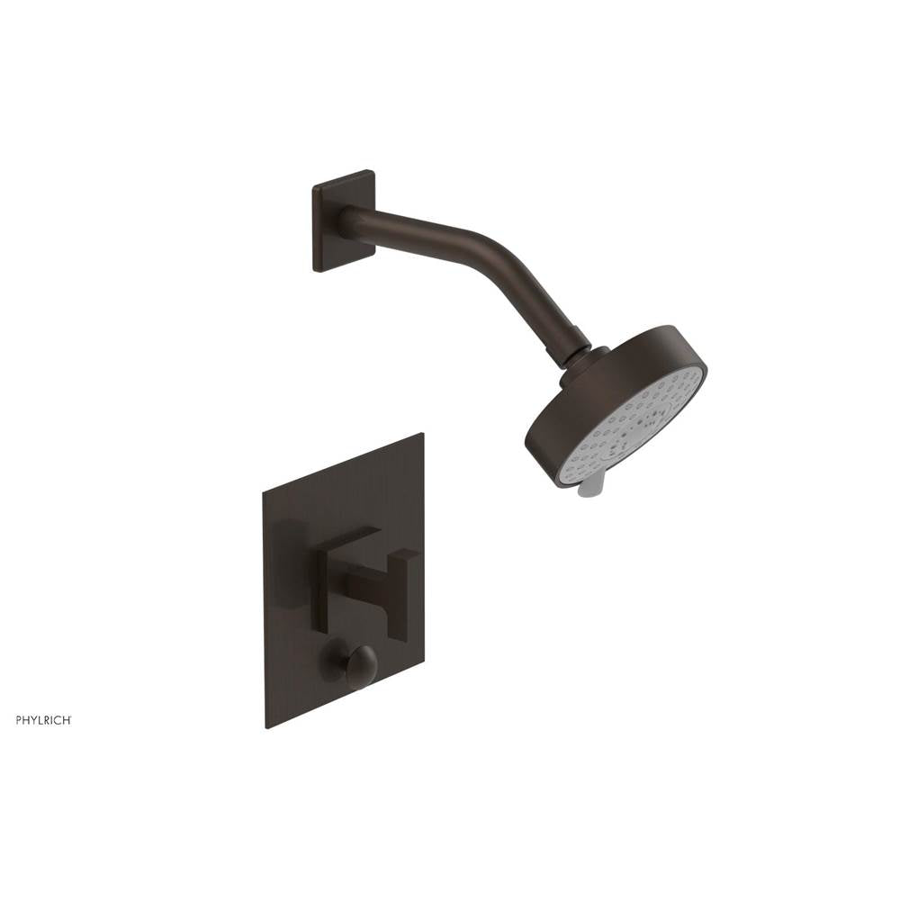 Phylrich - CROI - Pressure Balance Shower and Diverter Set (Less Spout), Lever Handle - Antique Bronze