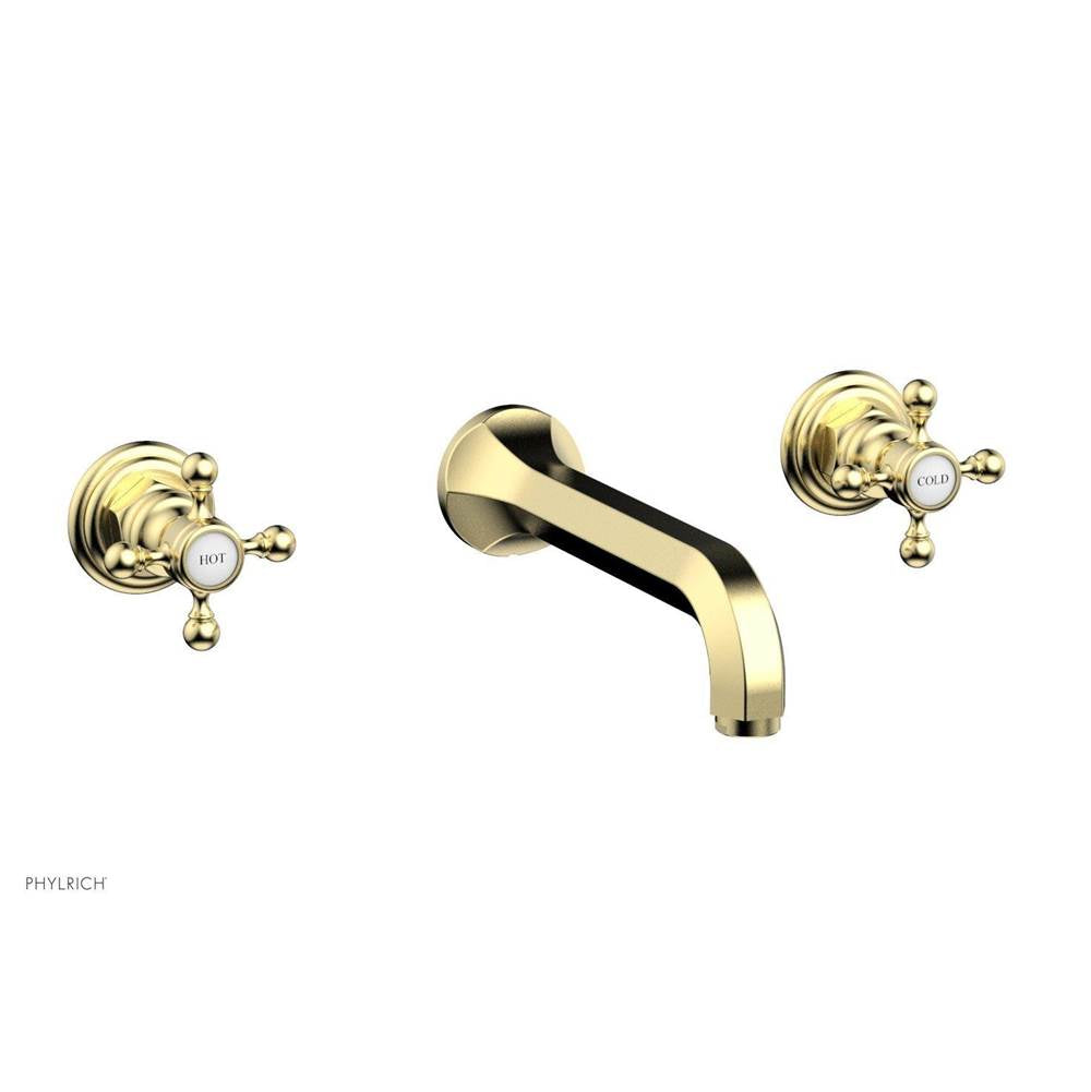 Phylrich - W/Lav, Cross Hdl, To - Polished Brass Uncoated