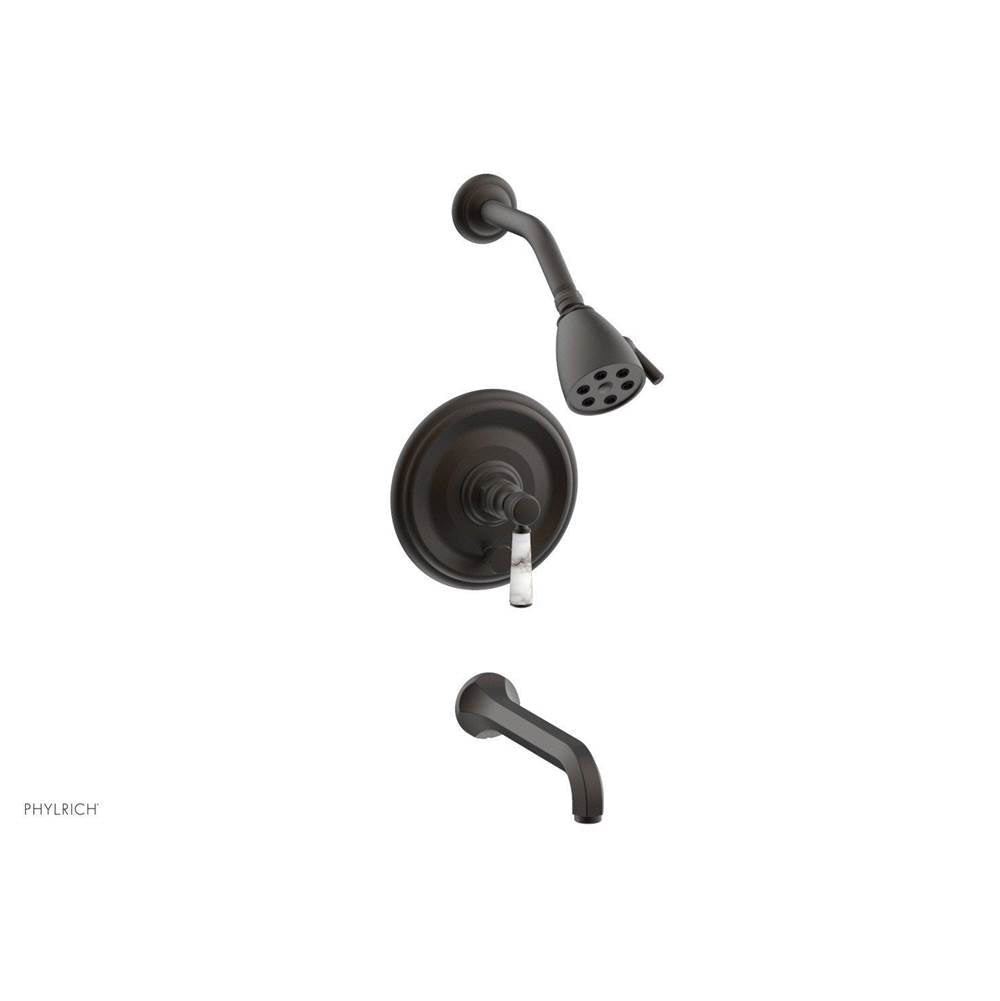 Phylrich - Pb T/Shwr To, Marble Lever Hdl - Oil Rubbed Bronze