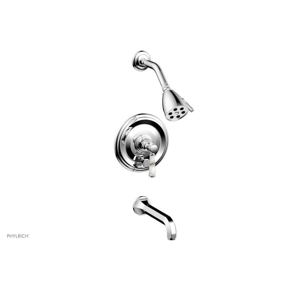 Phylrich - Pb T/Shwr To, Marble Lever Hdl - Polished Chrome