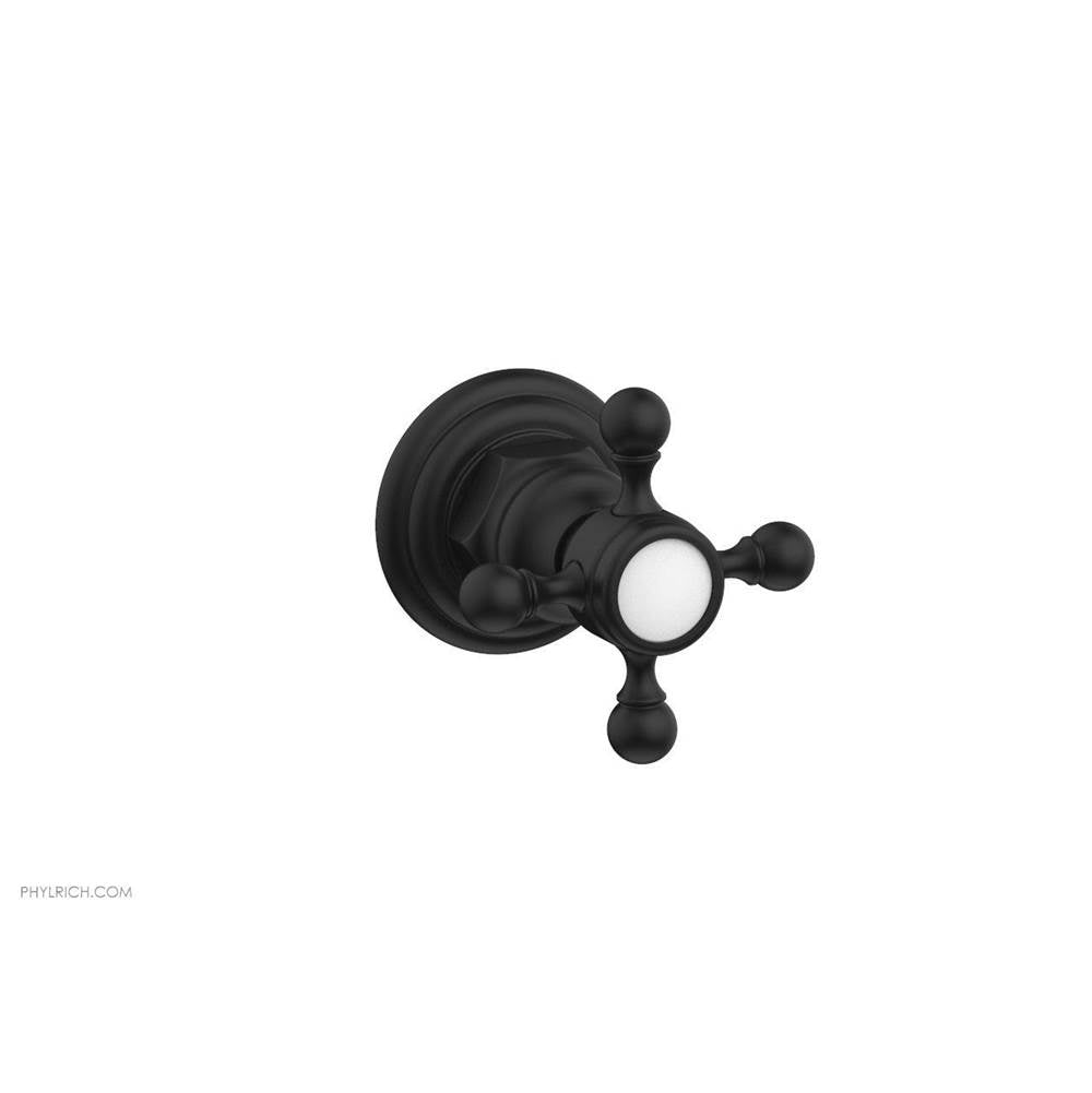 Phylrich - Div/Vol Cross Hdl To - Matte Black