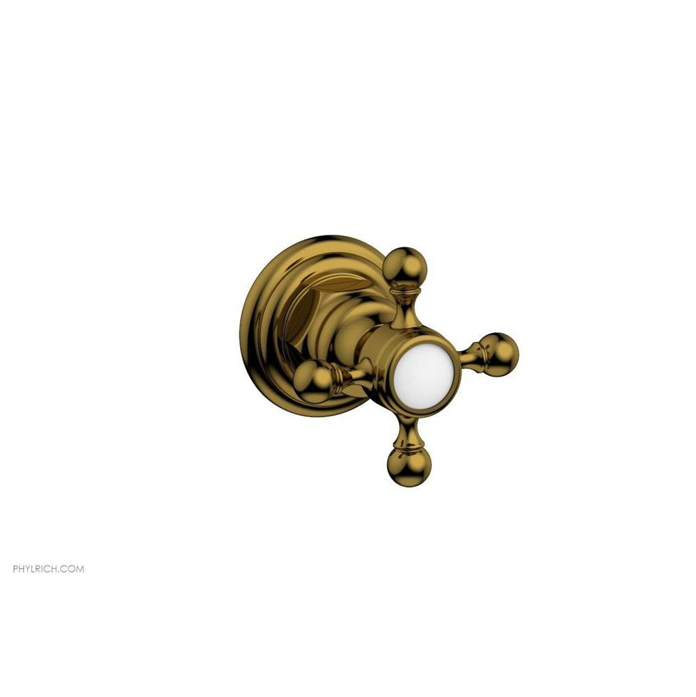 Phylrich - Div/Vol Cross Hdl To - French Brass