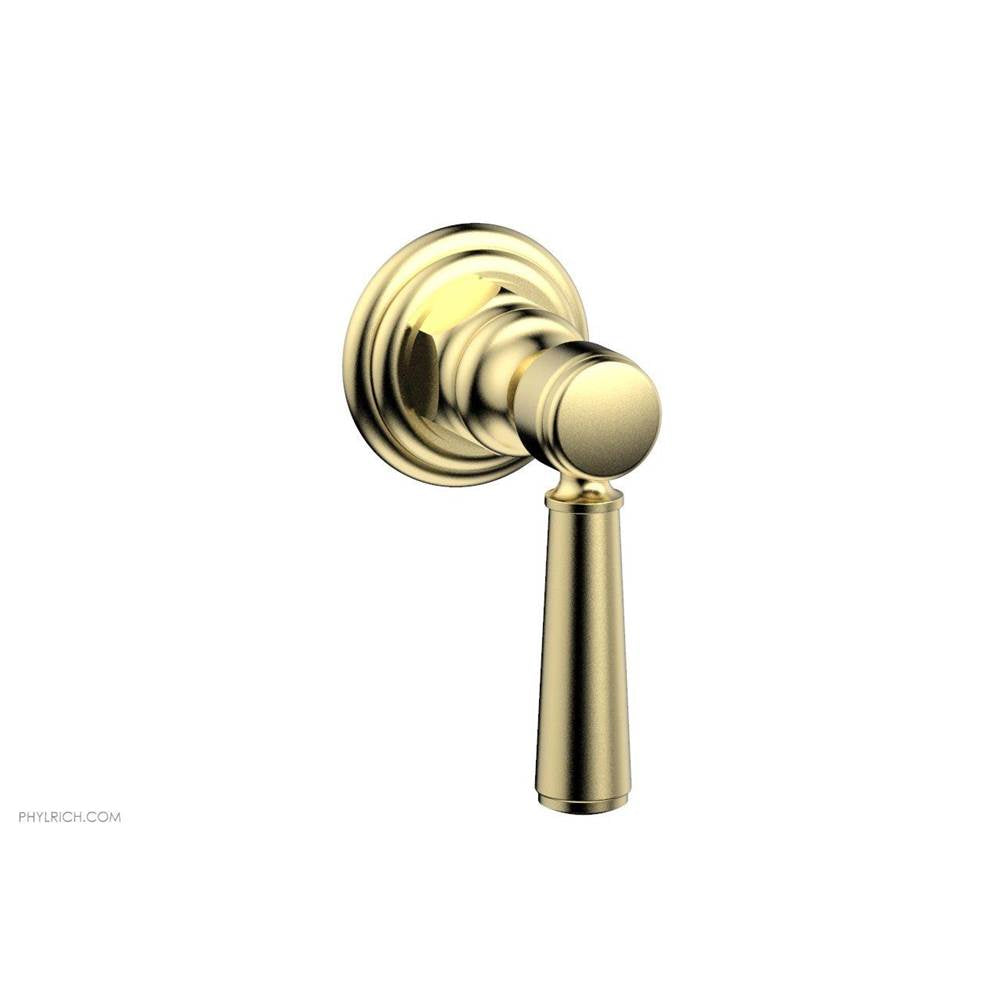 Phylrich - Div/Vol Lever Hdl To - Polished Brass Uncoated