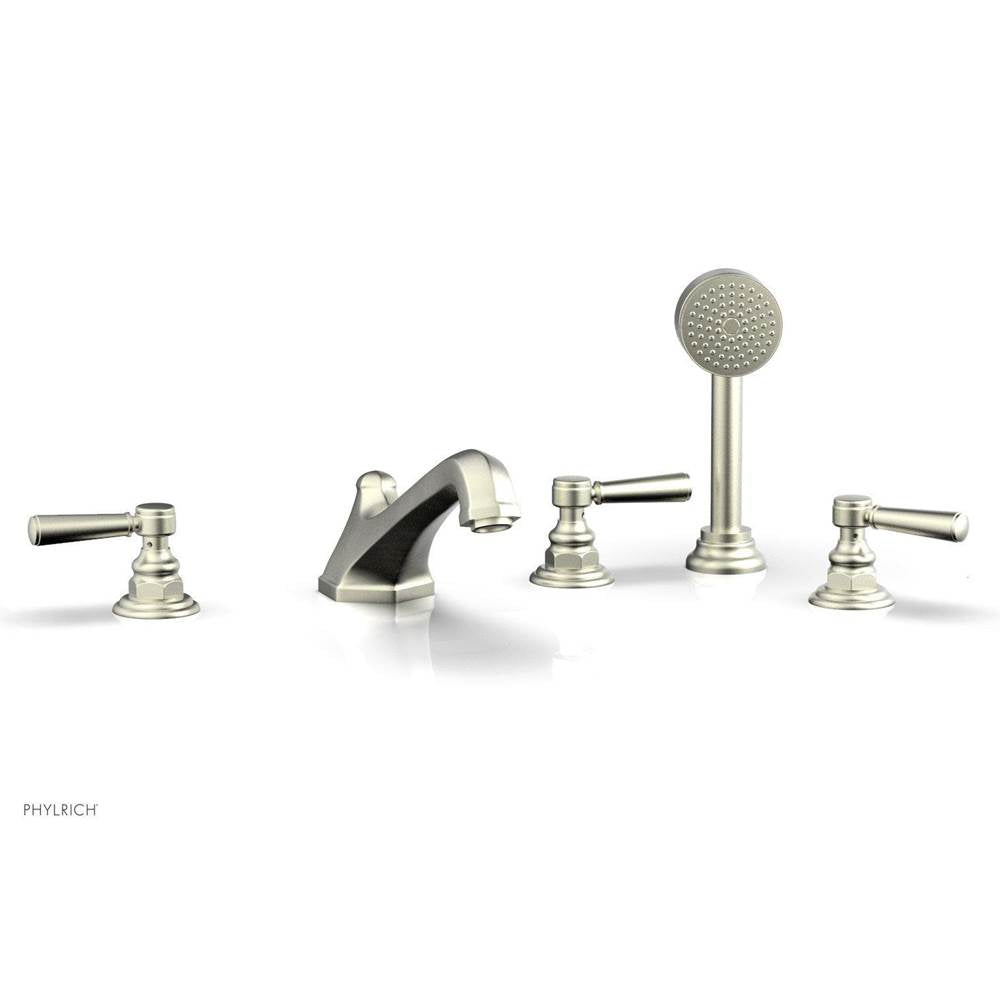 Phylrich - Deck Tub W/Hs To Cr Hdl - Satin Nickel