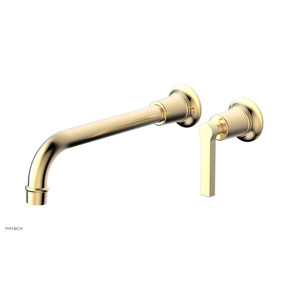 Phylrich - Single Lever Hdl W/L W 10'' Spt Hex Modern - Satin Brass