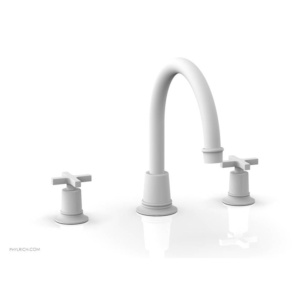 Phylrich - D/Tub Set To, Cross Hdl - Satin White