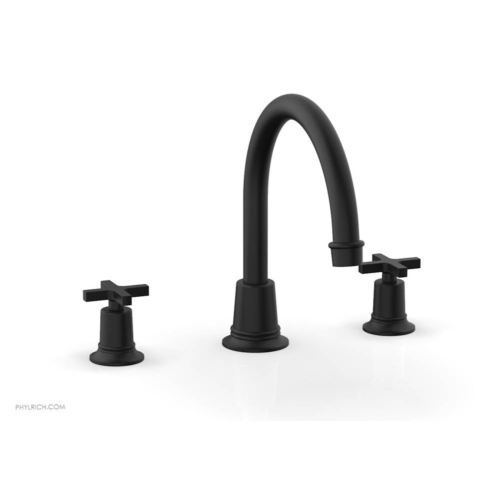 Phylrich - D/Tub Set To, Cross Hdl - Matte Black