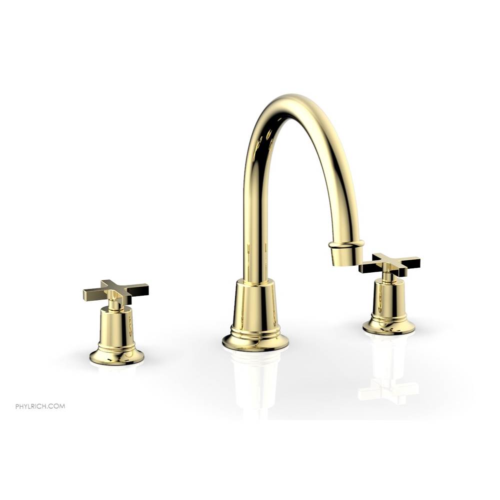 Phylrich - D/Tub Set To, Cross Hdl - Polished Brass
