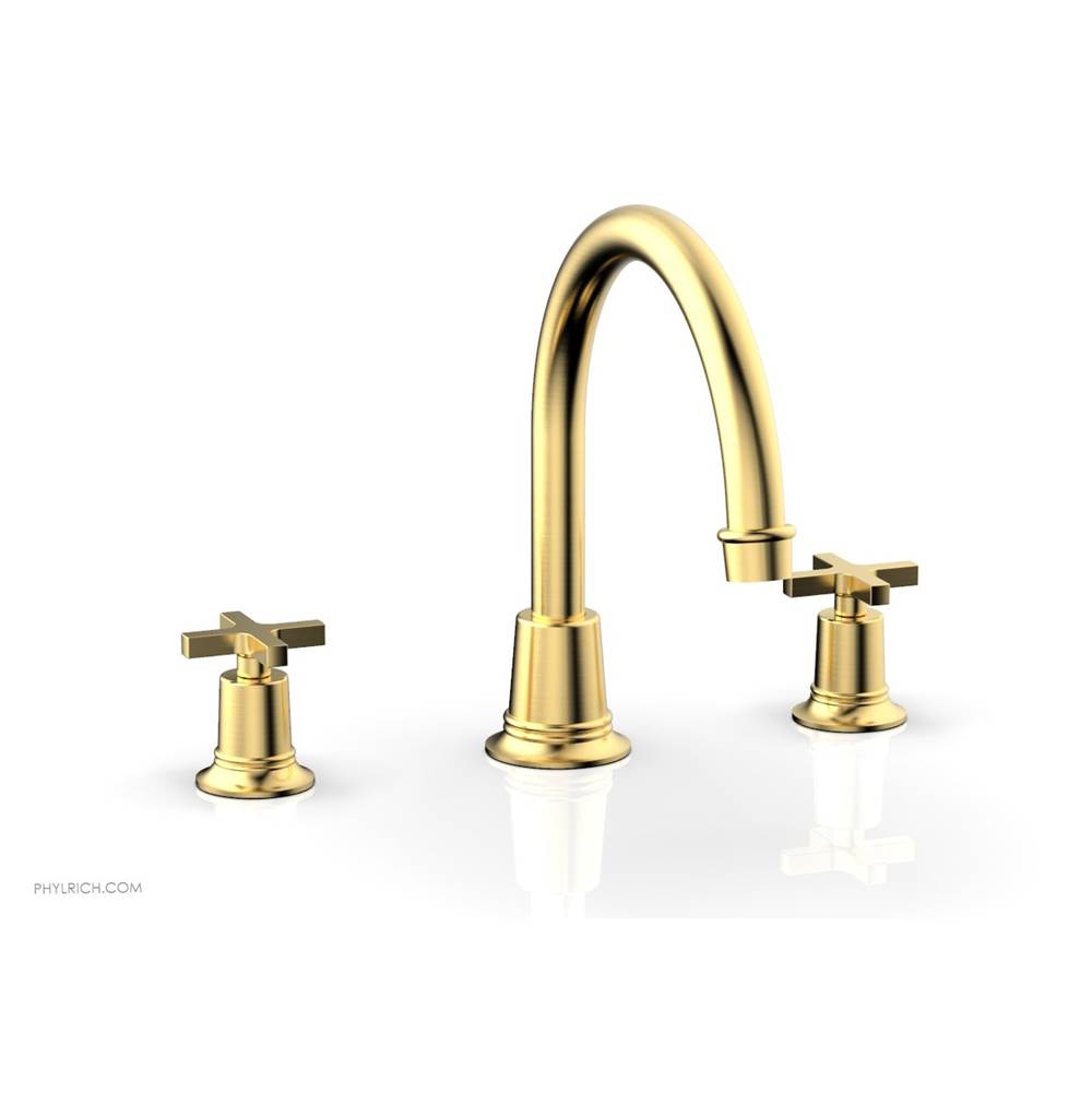 Phylrich - D/Tub Set To, Cross Hdl - Satin Gold
