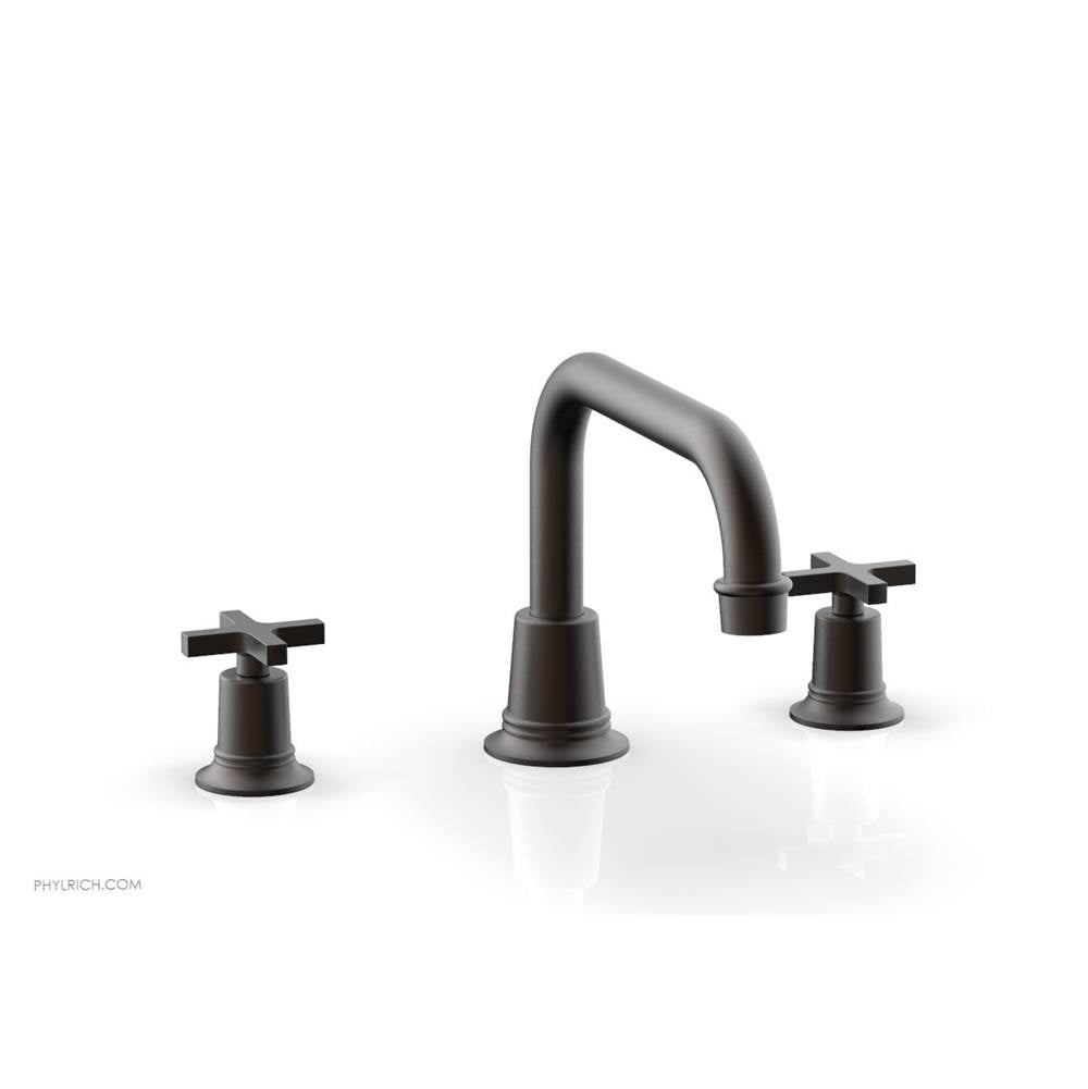 Phylrich - D/Tub Set To, Cross Hdl Flat Spout - Oil Rubbed Bronze