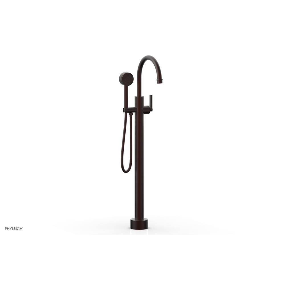 Phylrich - Floor Mount Tub Filler Lever Hdl - Weathered Copper