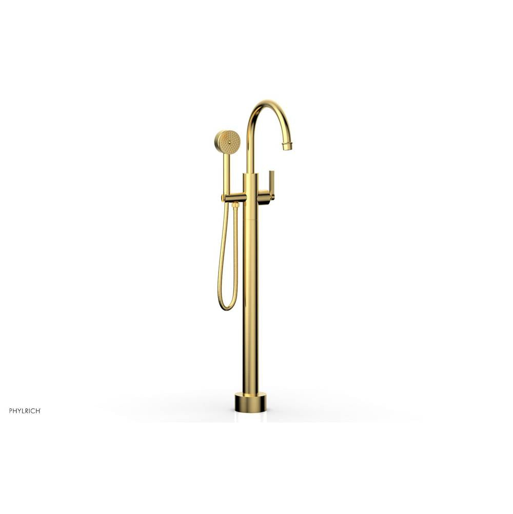 Phylrich - Floor Mount Tub Filler Lever Hdl - Satin Gold