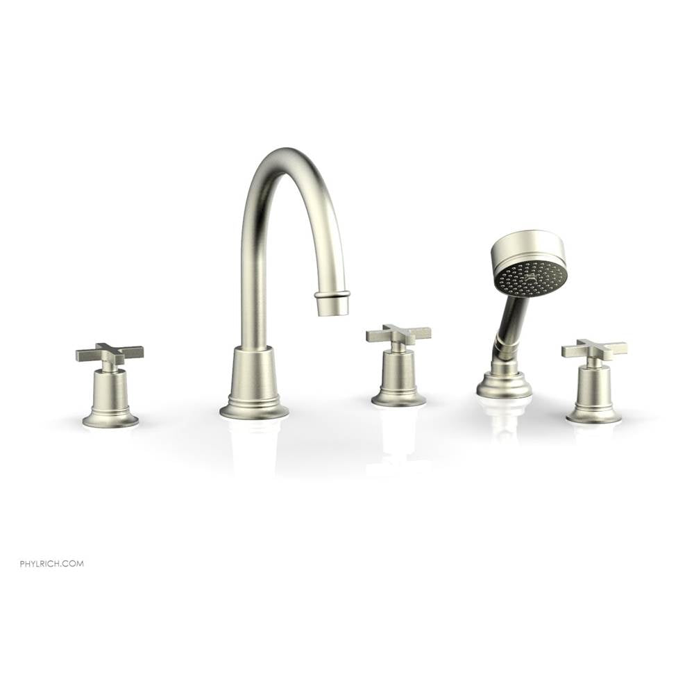 Phylrich - D/Tub W Hs To, Cro Hdl - Satin Nickel
