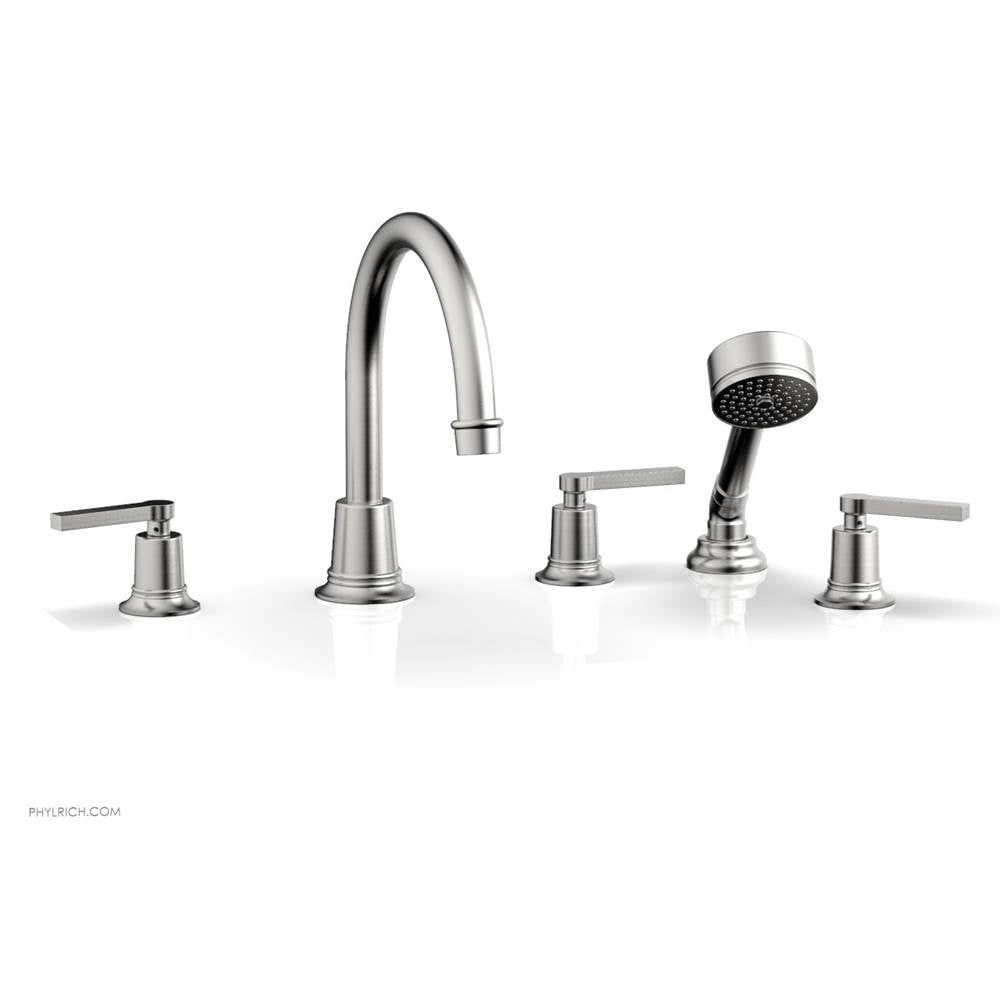 Phylrich - D/Tub W Hs To, Lev Hdl - Satin chrome