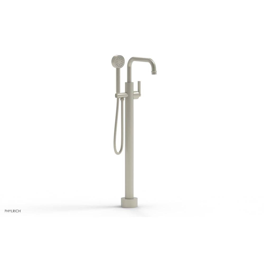 Phylrich - Floor Mounted Tub Filler Lever Hdl W/Handshwr-Tall - Burnished Nickel
