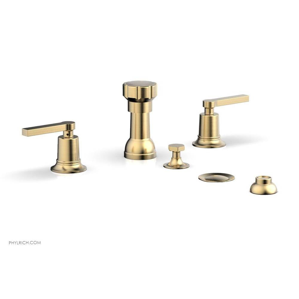 Phylrich - 4 Hole Bidet, Lever Hdl - Satin Brass