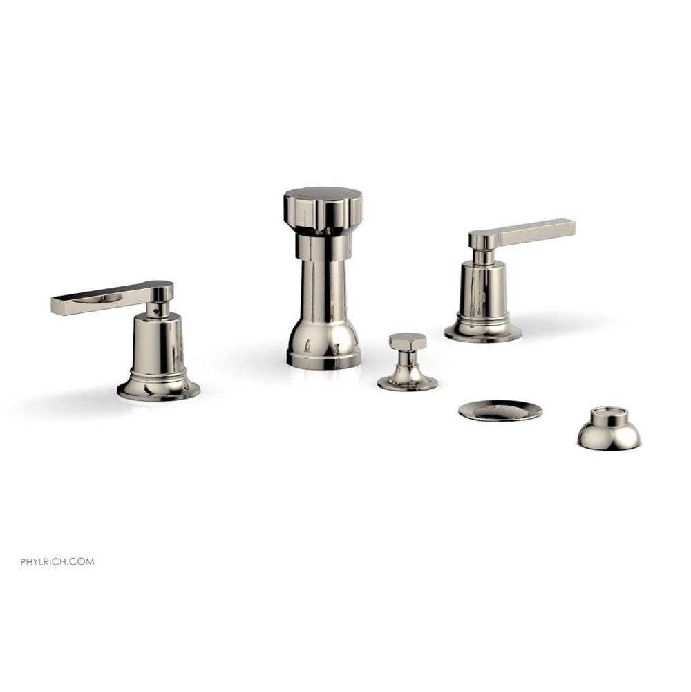 Phylrich - 4 Hole Bidet, Lever Hdl - Polished Nickel
