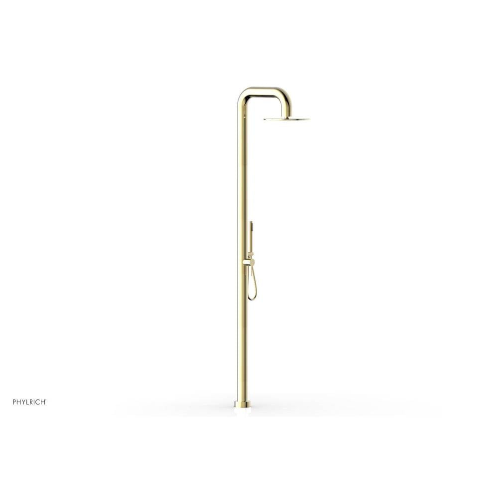 Phylrich - Outdoor Shower Bp 12'' Shwr Head - Uncoated Brass