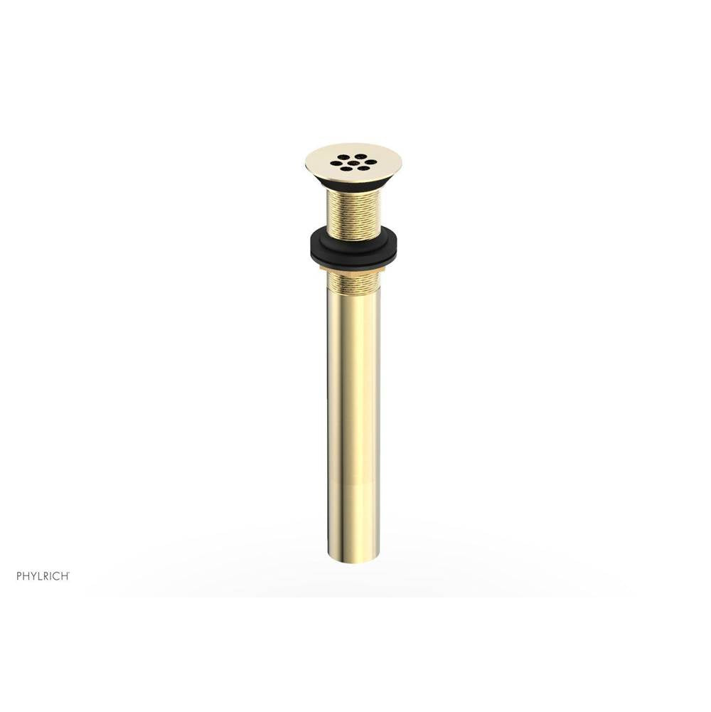 Phylrich - Grid Drain - Polished Brass Uncoated