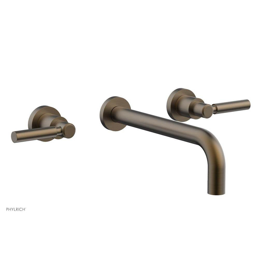 Phylrich - Basic Wall Tub Set 10'' Spout - Lever Handles D1130-10 - Old English Brass
