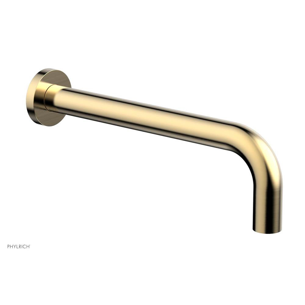 Phylrich - Wall Tub Spout 10'' Basic - Satin Brass