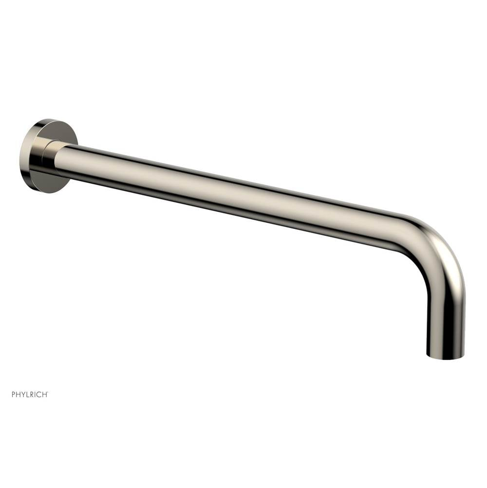 Phylrich - Basic 14'' Wall Tub Spout - Polished Nickel