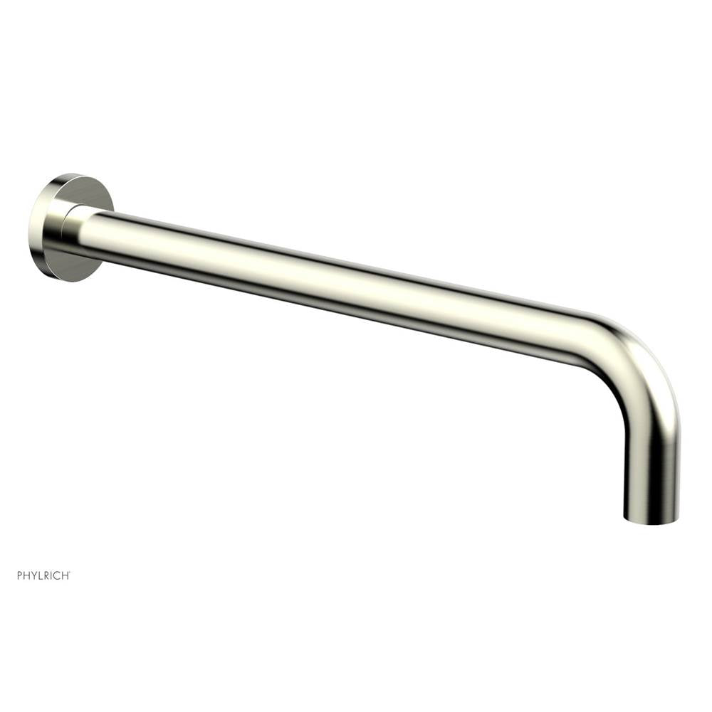 Phylrich - Basic 14'' Wall Tub Spout - Satin Nickel