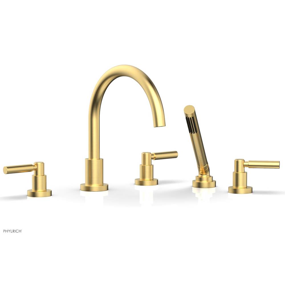 Phylrich - Basic Lever Deck Tub - Burnished Gold