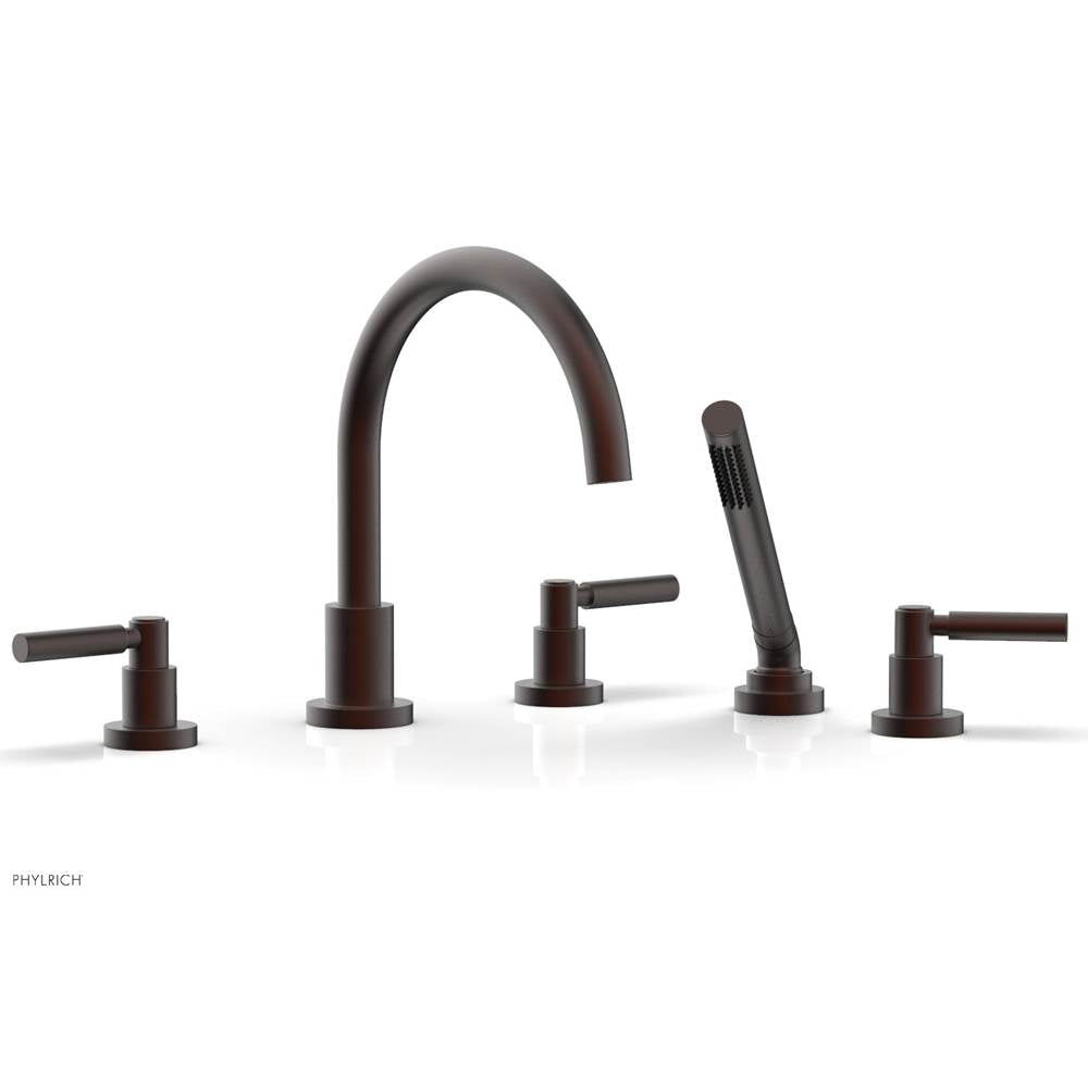 Phylrich - Basic Lever Deck Tub - Weathered Copper