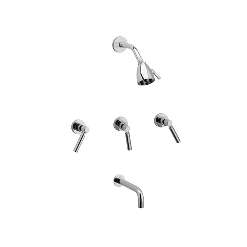 Phylrich - Basic Lever 3 Handle - Old English Brass