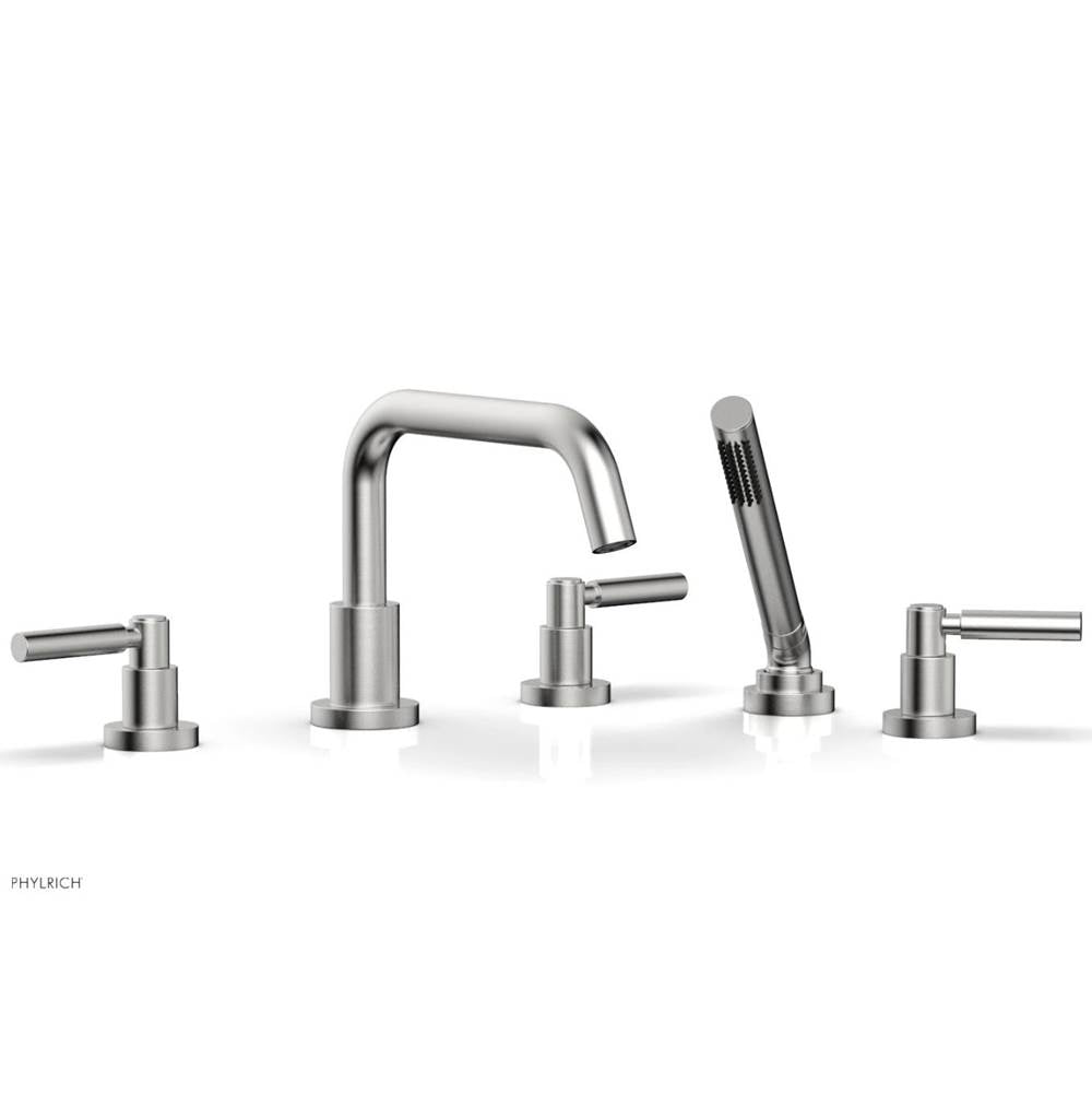 Phylrich - Basic Lever Deck Tub - Satin chrome