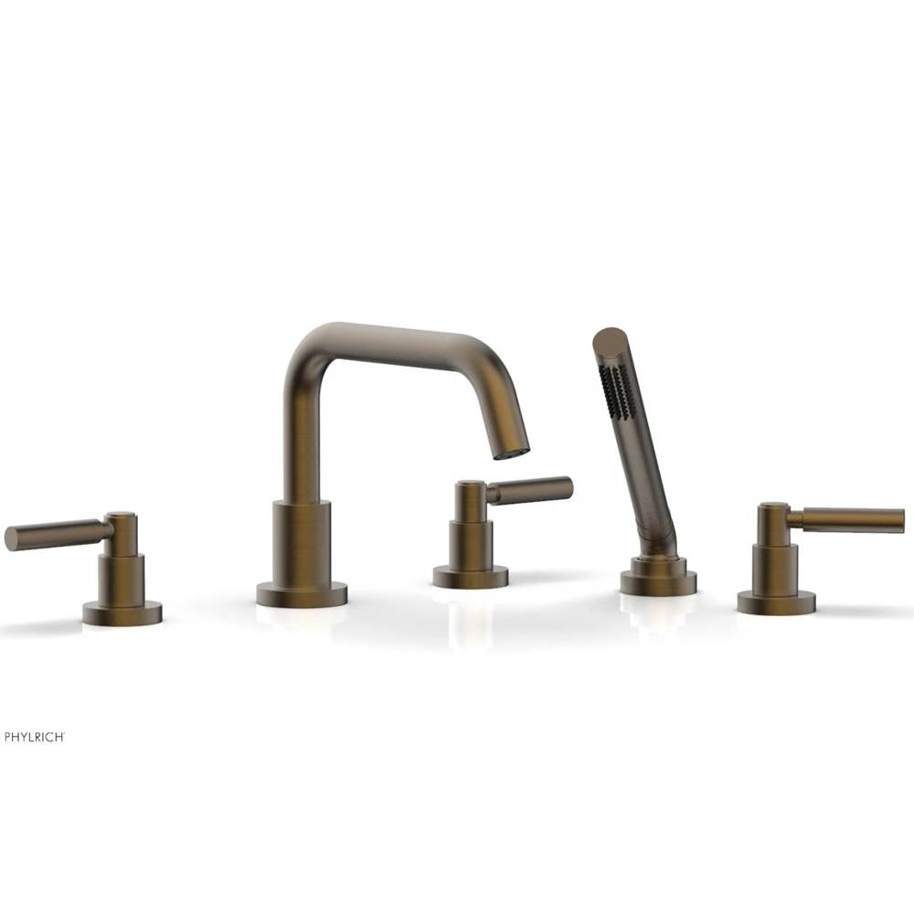 Phylrich - Basic Lever Deck Tub - Old English Brass