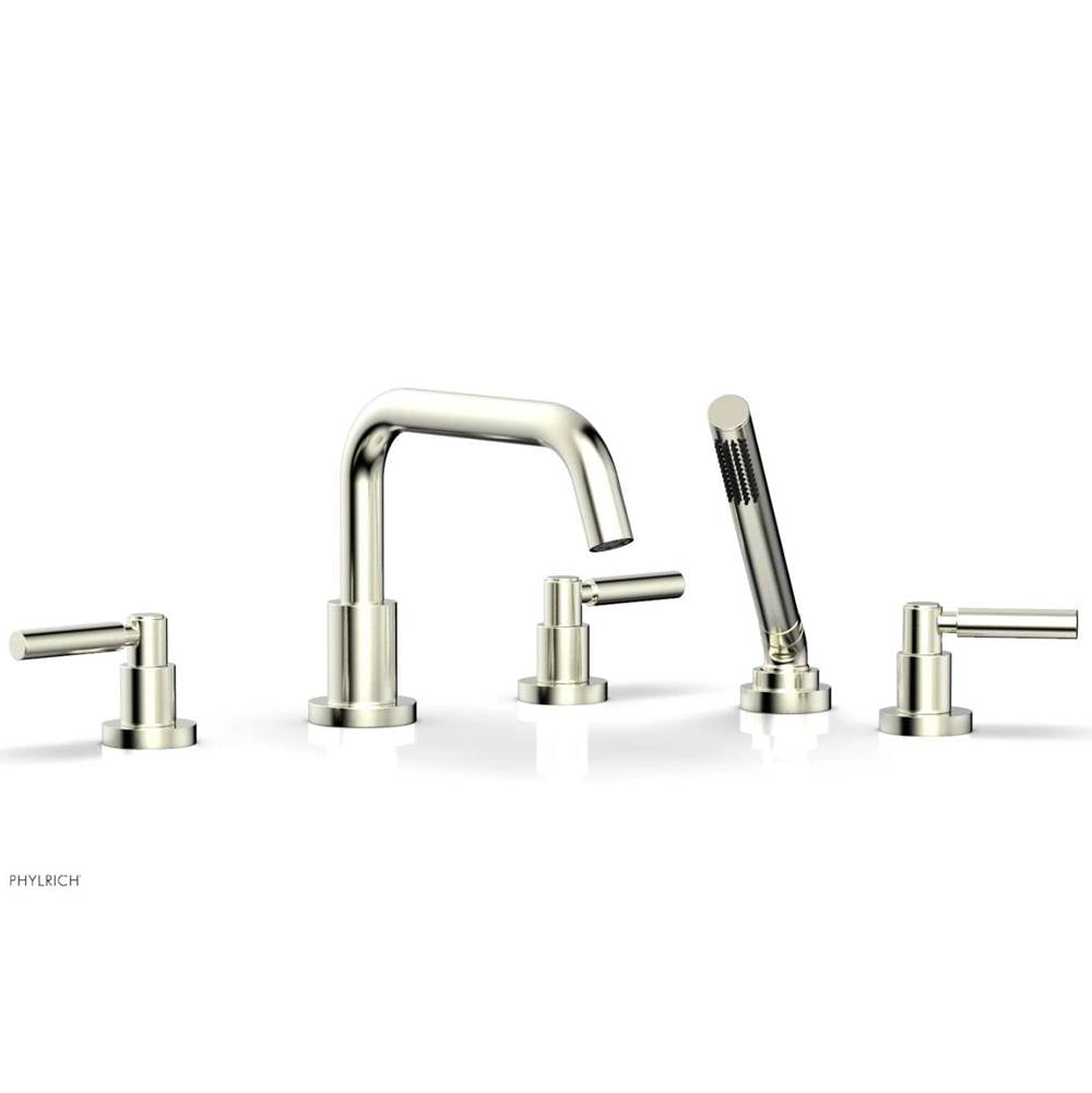 Phylrich - Basic Lever Deck Tub - Satin Nickel