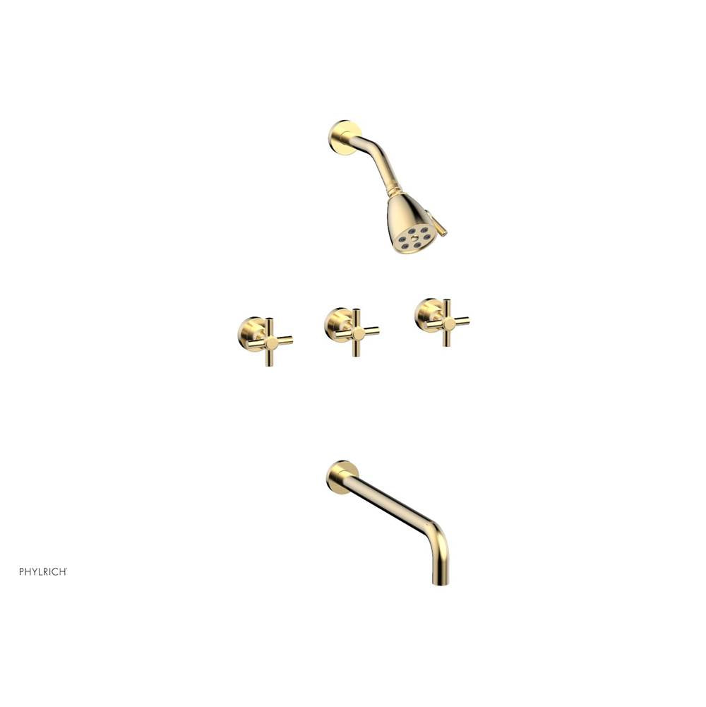 Phylrich - Basic Crs 3 Handle - Satin Brass